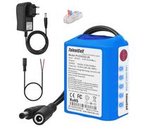 Talentcell 12 V Lithium-Ion Battery with Charger, 5200 mAh Batteries with 12 V DC Output for DIY Projects, Radio, Fishing Lighting, RC Car, LED Light Bar, CCTV Camera, Router and More