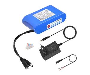 Talentcell 12V LiFePO4 Battery Pack, 3000+ Cycles Rechargeable 12.8V 6Ah 76.8Wh Lithium Iron Phosphate Battery with DC 12V Output for LED Strips, CCTV Camera, Router, DIY and More