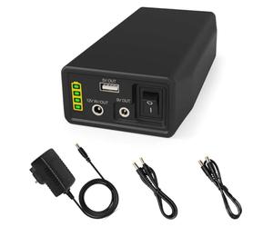 TalentCell 12V LiFePO4 Battery Pack LF4100, 2000 Cycles Rechargeable 12.8V 6000mAh 76.8Wh Lithium Iron Phosphate Battery with DC 12/9 Volt and 5V USB Output for LED Strip, CCTV Camera, Mobile and More