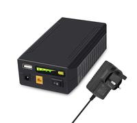 Talentcell 12V Lithium ion Battery Pack, 11.1V/9000mAh 99.9Wh Portable Power Bank, DC 12/9V and 5V USB Multiple Output Li-ion Batteries for LED Light Strip, CCTV Camera, Mobile and more, Black