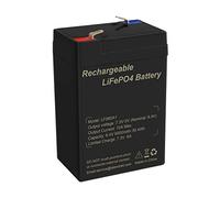 TalentCell 6V 6Ah LiFePO4 Rechargeable Leisure Battery