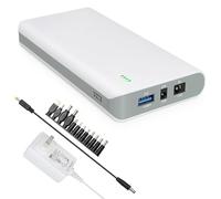 TalentCell Lithium ion Battery Pack NB7101, Rechargeable 17500mAh 64.75Wh Li-ion Power Bank with DC 24/19/5V Output for Laptop, Notebook, Smartphone, Camera and More