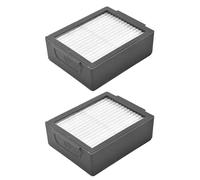 TALENTEC home | 2x Replacement HEPA Filter Compatible with iRobot. For Roomba E, I and J Series | Models: i3, i3+, i4, i4+, i5, i5+, i6, i6+, i7, i7+, i8, i8+, j7, j7+, E5, E6, Plus | White and Black