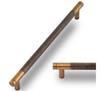 Talentedeco 10 Pack Antique Brass Cupboard Handles, 192mm Hole Spacing