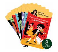 Tales and Great Music cards - Pack of 8 Multicoloured