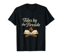 Tales by the Fireside Campfire Adventure Print T-Shirt