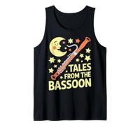 Tales from The Bassoon Moon & Stars Design Tank Top