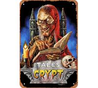 Tales From The Crypt Horror Movie Poster Vintage Tin Sign Retro Metal Sign for Bar Man Cave Garage Home Wall Decor Gift 12 X 8 inch