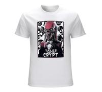 Tales from The Crypt My Artwork Horror Tv Series Unisex T-Shirt Graphic Printed Tee Mens White Shirt
