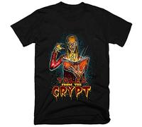 Tales from The Crypt T Shirt Graphic Printed Top Tee for Men Black Size L
