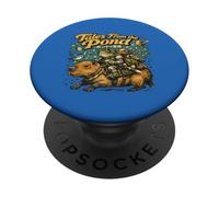Tales From the Pond Frog Capybara Funny Vintage Art PopSockets Adhesive PopGrip