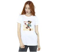 Tales Of Adventure Cotton Boyfriend T-Shirt Pinocchio White XXL