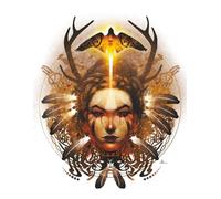 Tales of Piecora Totem Notebook - Wide Ruled Composition Notebook, 8.5" x 11", 120 pages, full-color cover art painted by illustrator Jason Behnke.
