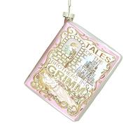 Tales of the Brothers Grimm Glass Book Christmas Tree Decoration Gisela Graham