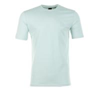 BOSS Mens Tales Logo-Patch T-Shirt in Cotton Jersey