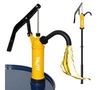TALFIT Lever Action Barrel Pump,55 Gallon Drum Pump, For Fuels, Chemicals, Corrosive Liquids, Water Based Fluids, Fits 5 to 55 Gallon Drums & Barrels (Reinforced PP - High Corrosion Resistance)