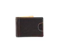 TALIA - Tuscon Money Clip Wallet - The perfect accessory to keep your cards organized and secure.Minimalist and stylish design, made with quality materials, Black / yellow, Classic