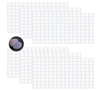 talifoca 1080pcs Self Adhesive Dots, 10mm Sticky Back Coins Hook and Loop Dots, Self Adhesive Sticky Hook and Loop Dots, White Sticky Dots Double Sided for Home, School, Office