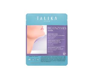 Talika Bio Enzymes Mask Anti-Age Neck - Smoothing Anti-Aging Neck Mask - Biocellulose Moisturising Neck Mask - Second Skin Effect Beauty Mask , 12 g