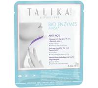 Talika Bio Enzymes Mask Neck - Smoothing Anti-Aging Neck Mask - Biocellulose Moisturizing Neck Mask - Second Skin Effect Beauty Sheet Mask - 12g