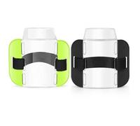 Talinco 2 Pack Waterproof PVC SIA Badge Holder Armband Adjustable Strap | Waterproof PVC with adjustable polyester strap, high-vis, 2 pack. Ideal for security staff, doormen & emergency personnel.
