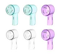 Talinco 6 Pack Dustproof Toothbrush Head Covers for Oral B iO Brushes | Dustproof toothbrush head covers, fits Oral B iO 4-9, Pro 3, Smart 6 & Genius, 6 pack, ideal for travel, home & daily use.