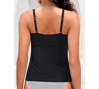 Talisea Women's Padded Underwire Swimsuit - Tummy Control Top with Push Up - No Bottoms Included, Pink / black, 46 Große Größen