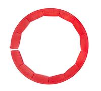 Talisman Designs Adjustable Pie Crust Shield, BPA-Free Silicone, Red, Fits 8.5" - 11.5" Rimmed Dish