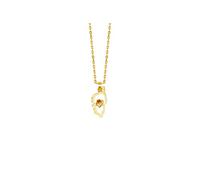 TALISMAN JEWELLERY 18k Gold Plated Pendant - Corsica Island and Moor's Head (10 MM x 20 MM)