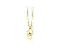 TALISMAN JEWELLERY 18k Gold Plated Pendant - Corsica Island and Moor's Head (14 MM x 29 MM)