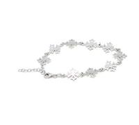 TALISMAN JEWELLERY 925 Sterling Silver Bracelet - Occitan Cross, Venasque Cross (15 CM chain + 4 CM extension)