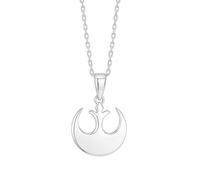 TALISMAN JEWELLERY 925 Sterling Silver Pendant - Rebel Alliance, Galactic Saga, Sci-Fi Galaxy (10 mm x 12 mm)