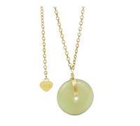 Talisman necklace, Feng Shui Pendant,Feng Shui Jade Wealth Necklace Harmony Buckle/Ancient Coin Charm Chakra Crystal Amulet Lucky Wealth Ward Off Evil Spirits Sweater Chain Attract Wealth Money Men Wo