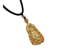 Talisman necklace, Feng Shui Pendant,Feng Shui Necklace Vietnamese Sand Gold Necklace Bodhisattva Pendant Necklace Adjustable Necklace Chinese Necklace Meditation Decor Yoga Mala Feng Shui Good Luck G
