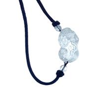 Talisman necklace, Feng Shui Pendant,Feng Shui Pixiu/Piyao Pendant Black Obsidian White Crystal for Ladies Mens Quartz Necklace Lucky Amulet Wealth Necklace Friendship Graduates Day Gift 2022 Luxury J
