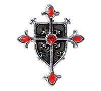 Talismans of the Knights Templar Shield Cross - for Protection from Evil - The Pendant Necklace Collection