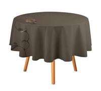 Talk About A Flower Round Tablecloth 60 Inch Waterproof Wrinkle Free Table Cover Stain Resistant Washable Table Cloth for Picnic Party Dining Room Home Decor
