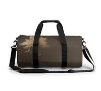 Talk About A Flower Sport Gym Duffle Travel Bag for Women Men Overnight Weekender Bag with Shoe Compartment,Wet Pocket, style, 17.7in/9in/9in