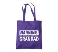 Talk about Being a Grandad Tote Shopping Bag 10 Litres Capacity 42 x 38cm