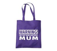 Talk about Being a Mum Tote Shopping Bag 10 Litres Capacity 42 x 38cm