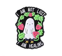 Talk About Your Feelings Cute Brooch, White Ghost Badge Brooch For Backpacks, Funny Gift For Anxious Friend Coworker, Emotional Ghost Brooches, Be Kind, Gentle Reminder Accessories (style2)