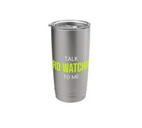 Talk Bird Watching to Me Funny Birder Stainless Steel Insulated Tumbler