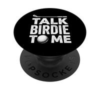 Talk Birdie To Me Funny Golf Lover Humor Golfer Golfing PopSockets Adhesive PopGrip