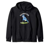 Talk Birdie To Me Funny Golfing Joke Zip Hoodie