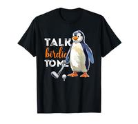 Talk Birdie to Me Penguin Golf Funny Golfer Dad Fathers Day T-Shirt