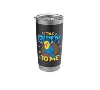 Talk Birdy to Me - Budgie Bird Stainless Steel Insulated Tumbler