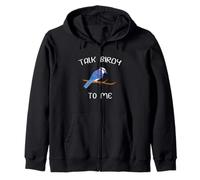 Talk Birdy To Me Funny Jay Meme Design Zip Hoodie