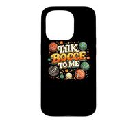 Talk Bocce To Me Italian Retro Bocce Ball Player Team Case for iPhone 15 Pro