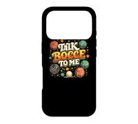 Talk Bocce To Me Italian Retro Bocce Ball Player Team Case for iPhone 17 Pro