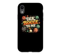 Talk Bocce To Me Italian Retro Bocce Ball Player Team Case for iPhone XR